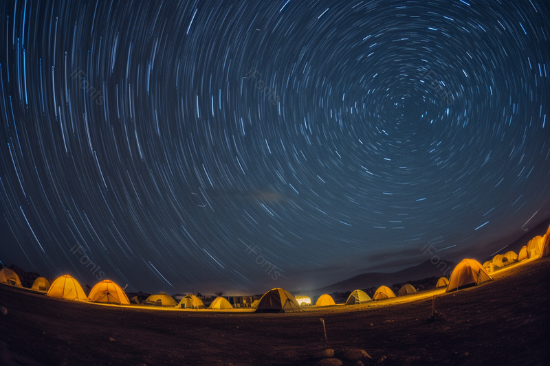 壮丽新疆风光夜景漫天星星,高清,摄影图,摄影图片,图片大全,摄影图免费下载